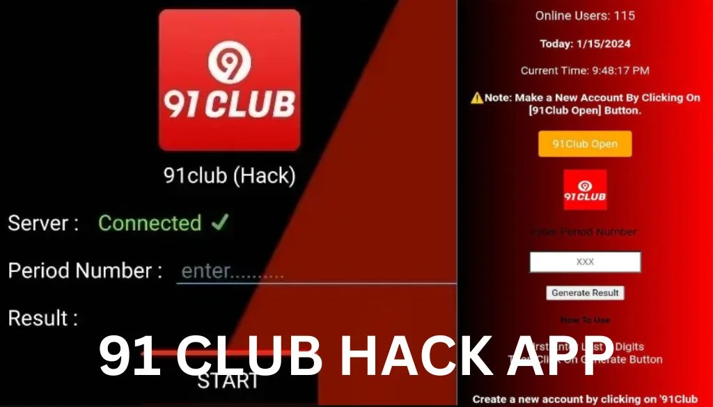 91 club hack app