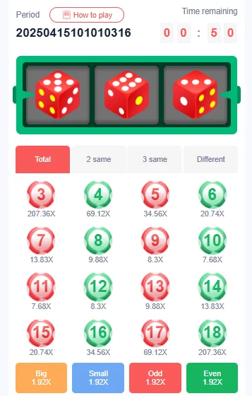 k3 lottery game